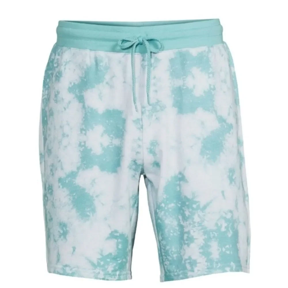 Men's Lounge Shorts in Seaspray Tie Dye Design